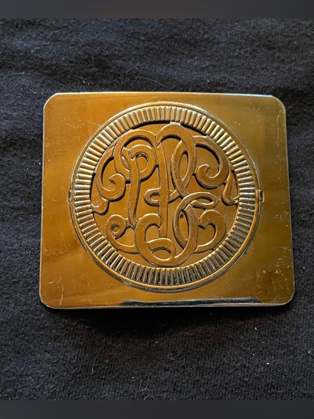 Vintage Gold Decorative Belt Buckle